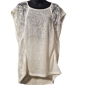 Forever21 - Loose Top with Lace Detail - XL